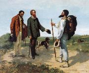 Gustave Courbet Encounter china oil painting reproduction